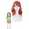 Miss Kobayashi's Dragon Maid Riko Saikawa Cute Long Orange Cosplay Wigs