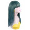 50cm Long Straight Teal green Anime Cosplay Wig