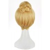 Fairy Tinker Bell Medium Long Blonde Female Cosplay Wigs