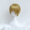 32cm Short Yellow Durarara Shizuo Heiwajima Cosplay Hair Wigs