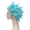 30cm The Seven Deadly Ban Short Blue Synthetic Cosplay Wigs