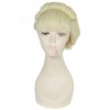 25cm Short blonde elsa cosplay wig coronation series