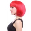Fashion Short Red BOB Wig Straight Wig