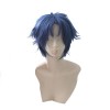 WotaKoi Love is Hard for Otaku Hirotaka Nifuji 45cm Blue Short Men Synthetic Cosplay Wig