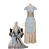 Daenerys Targaryen Light Blue And Grey Dress Cosplay Costume