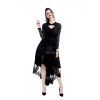 Black Sexy Gothic Victorian Dress Cosplay Costumes