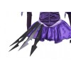 LOL Lux Elementalist Dark Skin Purple Dress Cosplay Costumes