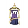 Anime Fairy Tail Lucy Heartphilia Purple Battle Suit Cosplay Costume