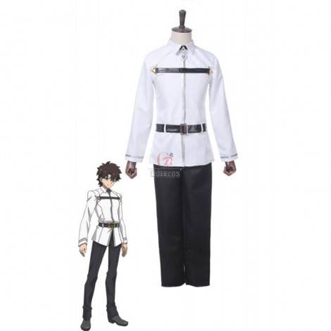 Fate Grand Order Ritsuka Fujimaru White Cosplay Costumes