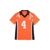 Haikyū!! Yū Nishinoya Number 4 Volleyball Sports Cosplay Costumes