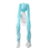 Vocaloid 2019 Hatsune Miku Star and Snow Princess White Blue Mixed Color Cosplay Wigs