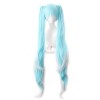 Vocaloid 2019 Hatsune Miku Star and Snow Princess White Blue Mixed Color Cosplay Wigs