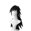Demon Slayer / Kimetsu no Yaiba Tomioka Giyuu Black Long Cosplay Wigs