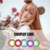5 Colors Cosplay Lens Red/Blue/Green/Purple/Brown Only for US customer