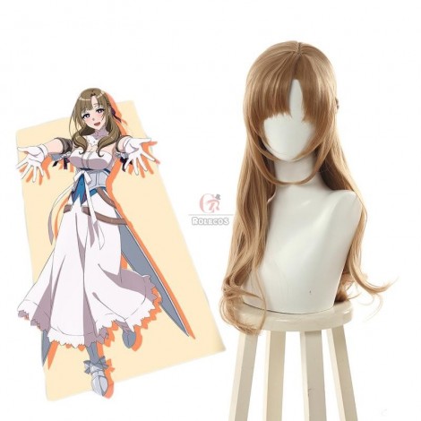 Do You Love Your Mom and Her Two-Hit Multi-Target Attacks?Mamako Oosuki Brown Long Cosplay Wigs