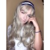 90 cm Long DARLING in the FRANXX KOKORO Gray Anime Cosplay Wigs