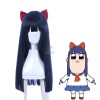 Anime POP TEAM EPIC Pipimi Cosplay Wigs Blue Straight Long
