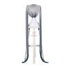 Vocaloid Hatsune Miku Snow 2018 White Blue Mixed Color Cosplay Wigs