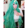 LOL Star Guardian Soraka Green Long Curly Game Cosplay Woman Wigs