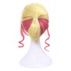 65cm Hajimete no Gal Yame Yukana Cosplay Wigs Golden and Pink Mixed Color Ponytail Woman Wigs