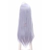 Akashic Records Of Bastard Magic Instructor Sistine Fibel Mixed Silver Long Straight Anime Cosplay Wigs