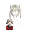 28cm Kakegurui Momobami Kirari Synthetic Silver Cosplay Wigs