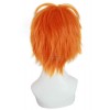 Haikyuu!! Hinata Syouy Short Bright Orange Man Hair Cosplay Wigs