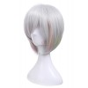 LOL Lux Light Gray Synthetic Short Cosplay Wigs
