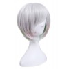 LOL Lux Light Gray Synthetic Short Cosplay Wigs