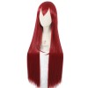 100 cm Long Steins;Gate 0 Kurisu Makise Anime Crimson Straight Cosplay Wigs