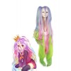 NO GAME NO LIFE Synthetic Cosplay Wigs 120cm Multi-Color Long Hair Wigs ZY131
