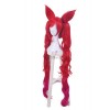LOL Star Guardian Jinx Red Long Synthetic Cosplay Wigs ZY218