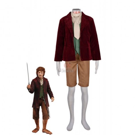 The Hobbit Bilbo Baggins Cosplay Costume
