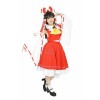 Touhou Project Reimu Hakurei Cosplay Costume Red Full Set