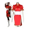 Street Fighter Chun-Li 4th Version Red Cosplay Costume