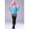 Super Sonico Blue Rabbit Printed Sweater Brown Bloomer Cosplay Costume