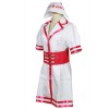 Super Sonico White And Pink Nurse Uniform Cosplay Costume