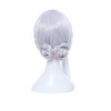 SINoALICE Snow White Long White Synthetic Game Cosplay Wigs