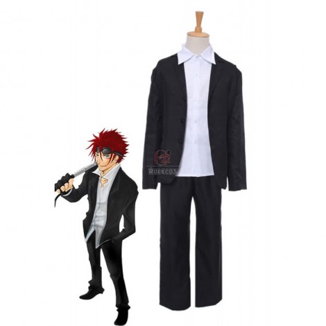 Final Fantasy VII 7 Reno Black and White Suit Cosplay Costumes