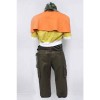 Final Fantasy 13 - Hope Orange And Yellow Coat Army Green Cosplay Costumes