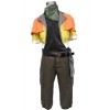 Final Fantasy 13 - Hope Orange And Yellow Coat Army Green Cosplay Costumes