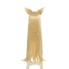 LOL KDA Skin Nine-Tailed Fox Ahri Blonde Long Cosplay Wigs
