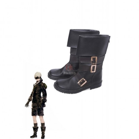 Video Game Nier Mechanical Era Game Yohar 9-S Type S Cosplay Boots